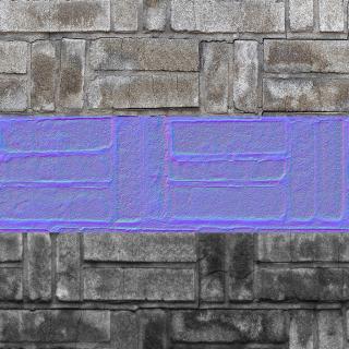 Seamless Textures of Bricks + Normal & Bump Mapping